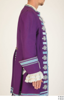   Photos Man in Historical Civilian suit 7 18th century Medieval clothing Purple suit upper body 0008.jpg